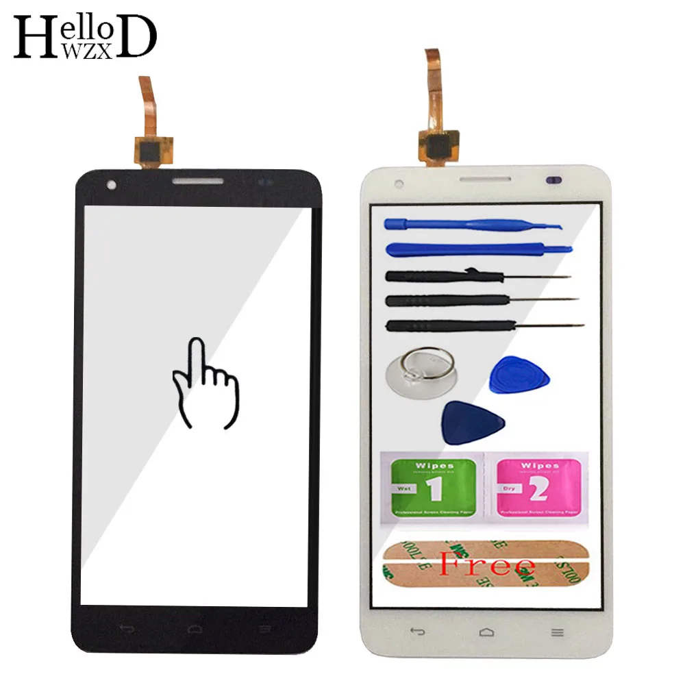 Сенсорный экран для huawei Honor 3X G750, сенсорный экран, переднее стекло, дигитайзер, панель, сенсорный экран, объектив, сенсор, защита экрана, клей