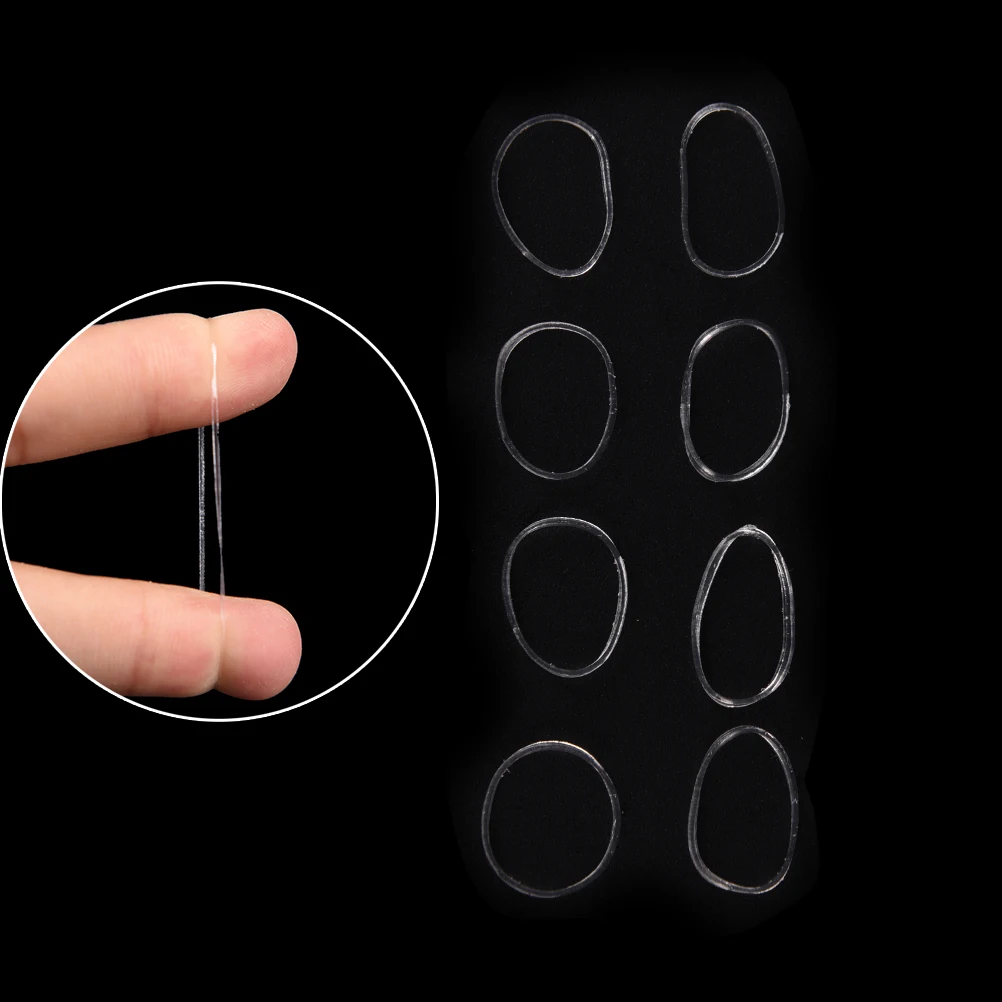 

1000PC/BAG Clear Rubber Hairband Rope Ponytail Holder Elastic Women Hair Band Tie