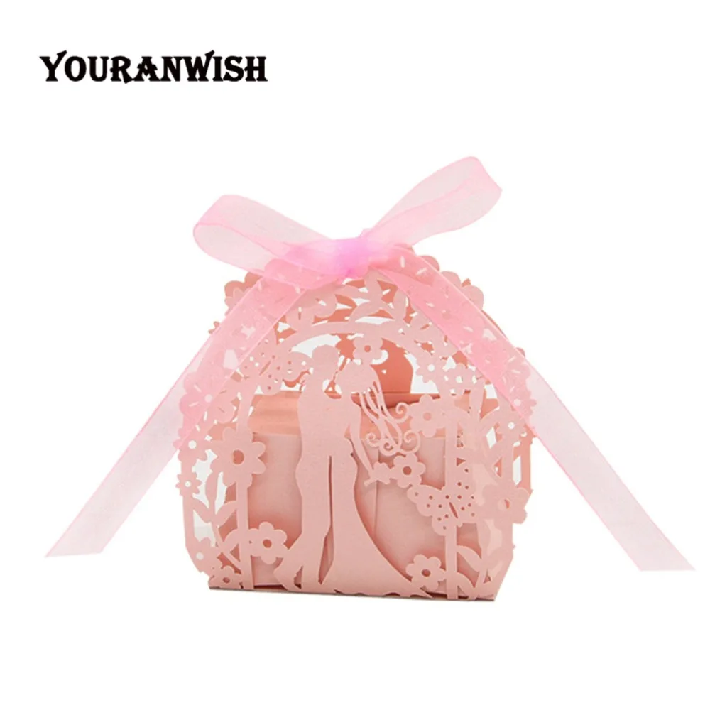 Youranwish 50 шт./лот с цветочным узором, ярких цветов ящик дизайн вечерние пользу Коробки ремесло Бумага коробка с кисточкой для вытягивания