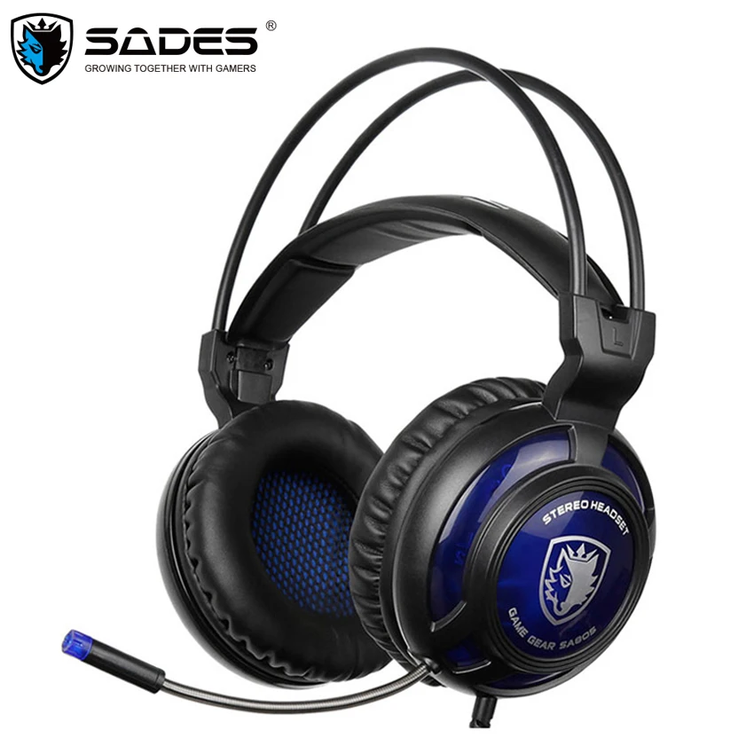 Sades SA 805 2016 новинка Xbox One/PS4 Игровые наушники Накладные стерео гарнитура с