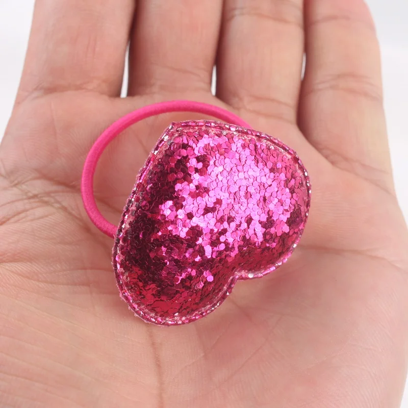 5 видов цветов розовые эластичные резинки для волос love heart 30 мм 1 шт. 2019 | Детская