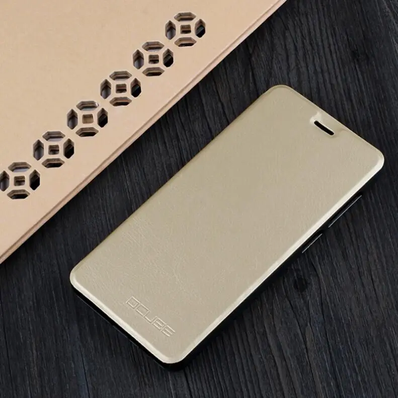 Для Ulefone Note 7 S11 роскошный высококачественный флип-подставка из искусственной кожи чехол для 6,1 дюймов Ulefone S11 Note 7 защитный чехол для смартфона - Цвет: Золотой