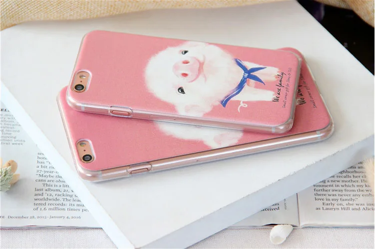 Чехол накладка для телефона чехол iPhone 5 5S SE 6 6S 7 8 Plus X 10 с рисунком милых розовых