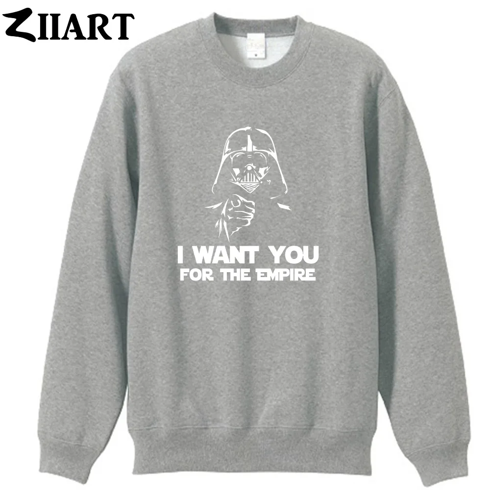 Флисовая Толстовка darth vader i want you для пар в стиле ампир хлопковый свитер девочек и