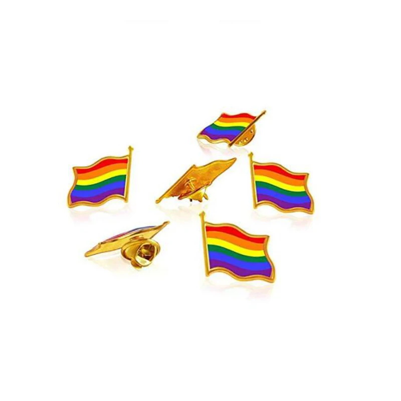 Металлическая американская брошь в виде флага 100 шт. партии оптовая продажа