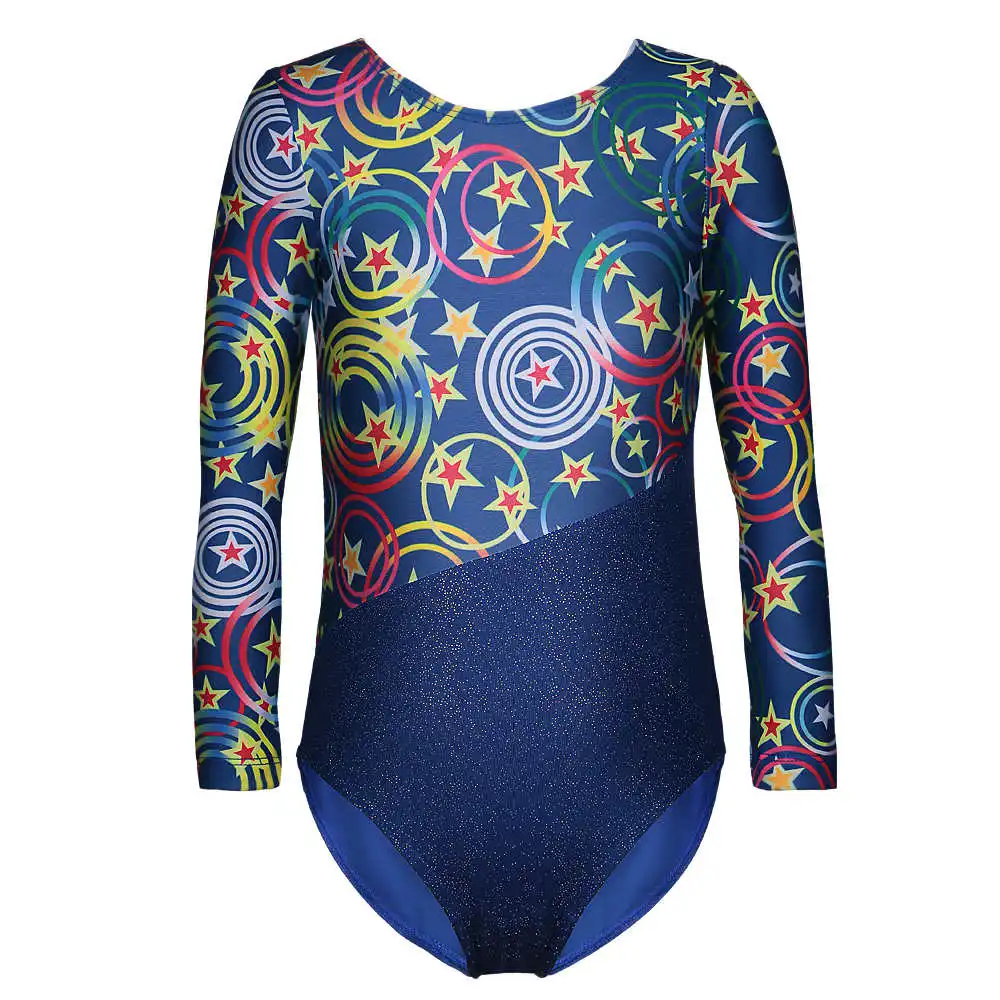 Gymnastics Leotards Toddler Girls Ballet Tutu Long Sleeves Dance Leotards Dress Ballet Costumes Acrobatics for Girls Dance Wear