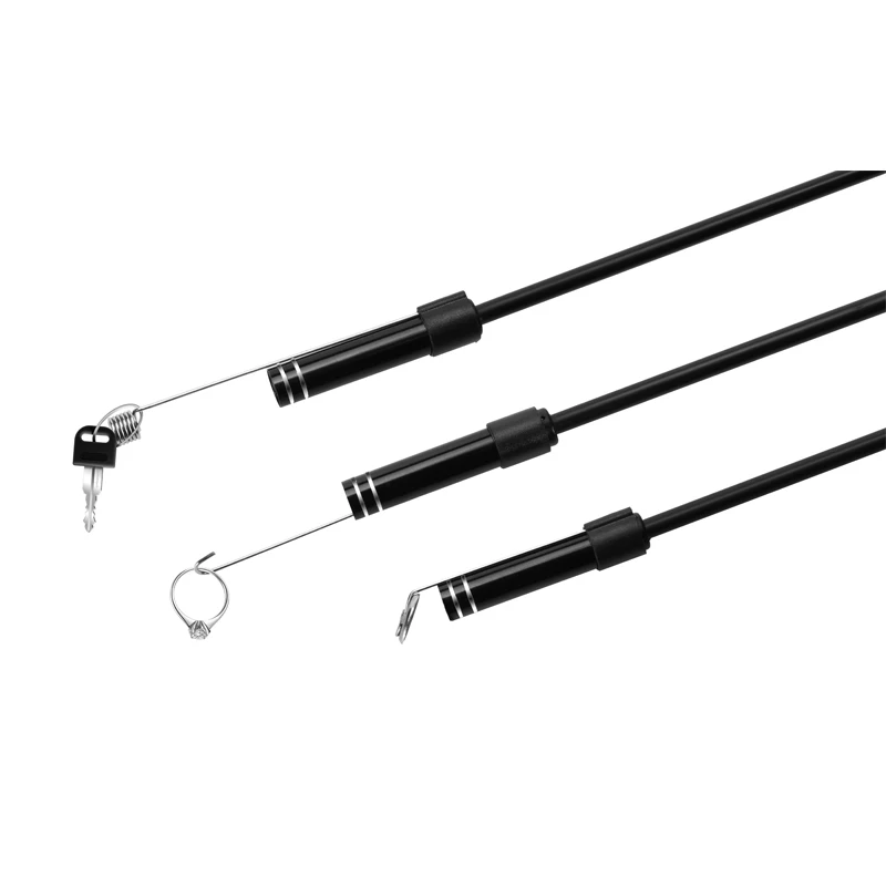 Volemer автомобильный бороскоп 5 мм 1 M/3m/5 M/7 M/10 M 6LED USB TYPE-C Порты и разъёмы для