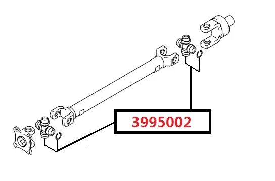 Propshaft U-JOINT для SUZUKI CARRY GRAND VITARA ESCUDO XL-7 JA627 JIMNY SAMURAI SJ413 VITARA SE413 SE416 X90 SZ416 27200-83812