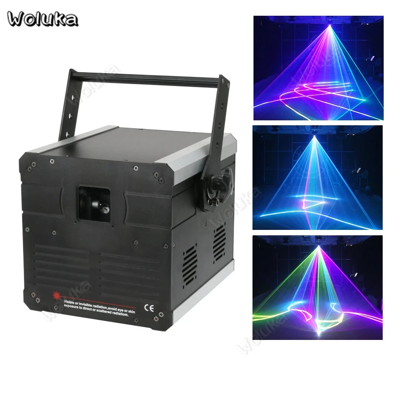 Полноцветсветильник лазерный луч 5 Вт анимационный узор линейный эффект