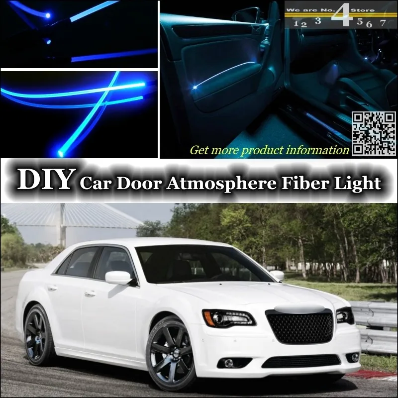 

For Chrysler 300 300C For Lancia Thema interior Ambient Light Tuning Atmosphere Fiber Optic Band Lights Door Panel illumination