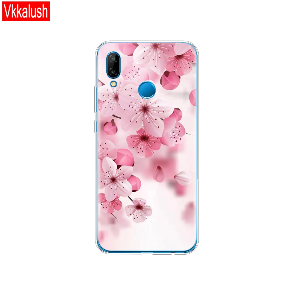 80050 Силиконовый чехол для 5,8" huawei P20 Lite huawei P20 Pro, чехол для huawei P 20, Защитная прозрачная задняя крышка для телефона - Цвет: 80050