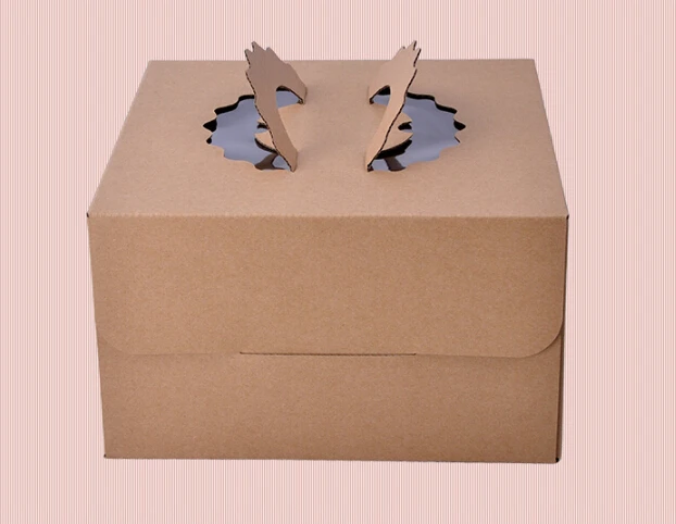 Бесплатная доставка 50 шт./лот крафт цвет без печати украшения торта бумажная