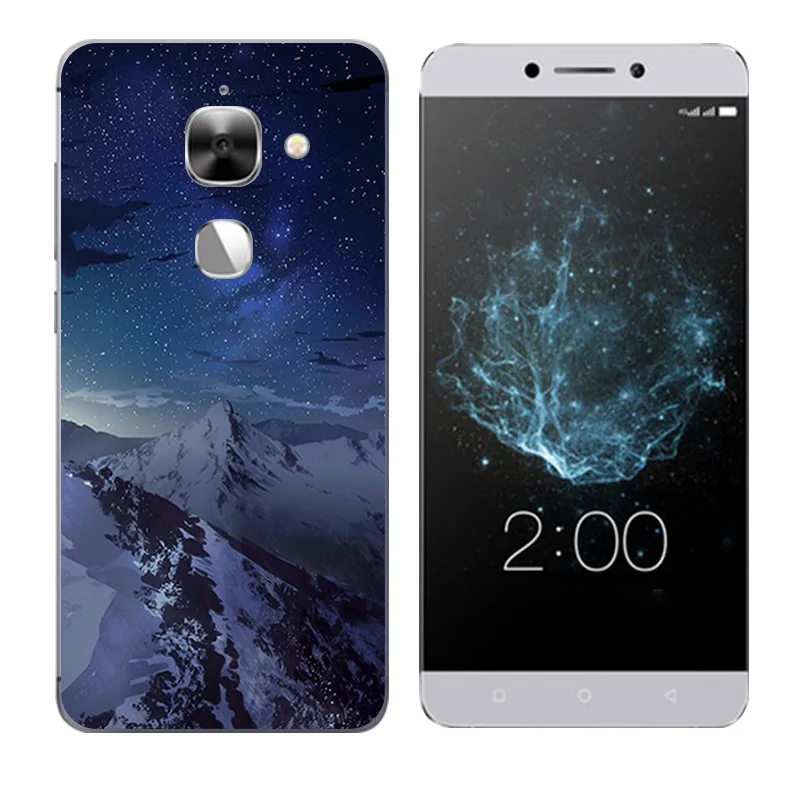 For LeEco Le Max2 Case X820 Silicone Letv Max 2 Cover Leeco Coque Snowflake Printing for Eco X829 X821 |