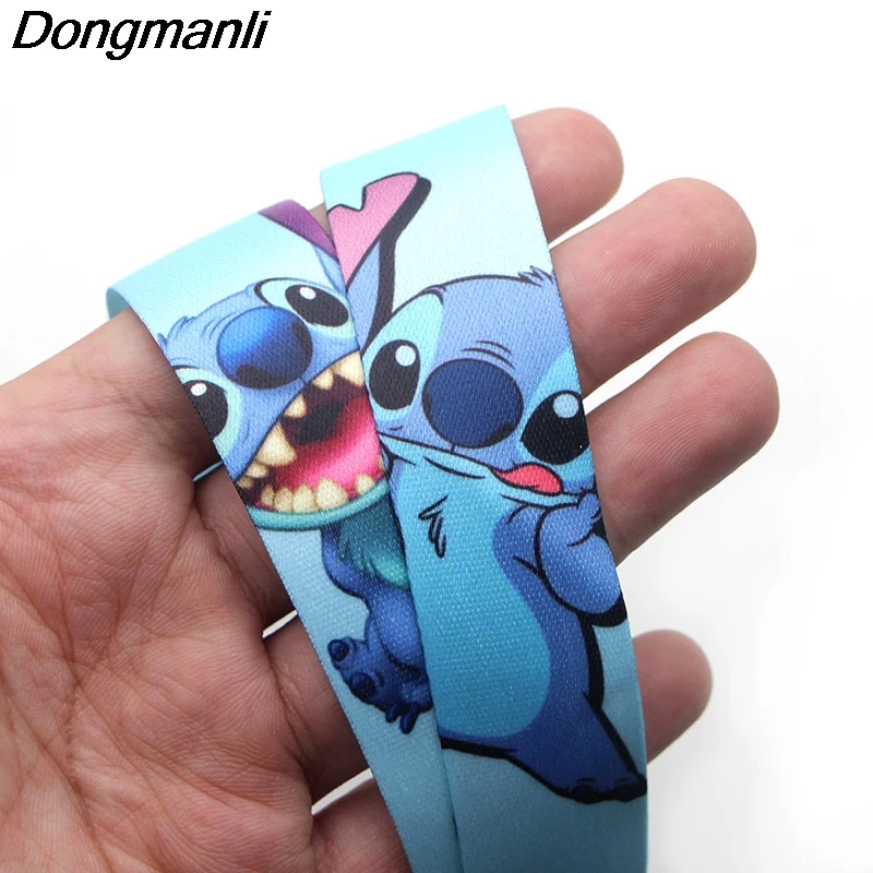 P2201 Dongmanli милый стежок брелок lanyards id бейдж держатель ID карты Пропуск Тренажерный зал мобильный телефон USB бейдж держатель ключевой ремень