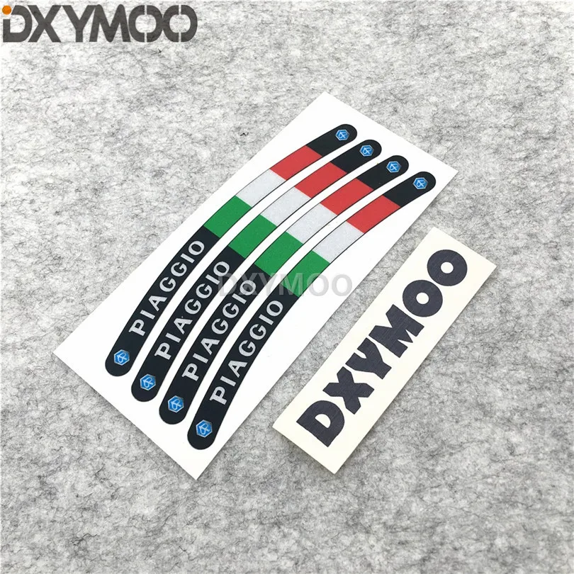 Italia 10~15inch Motorcycle Wheel Sticker Decals forRacing Italy Piaggio Vespa Car Styling | Автомобили и мотоциклы