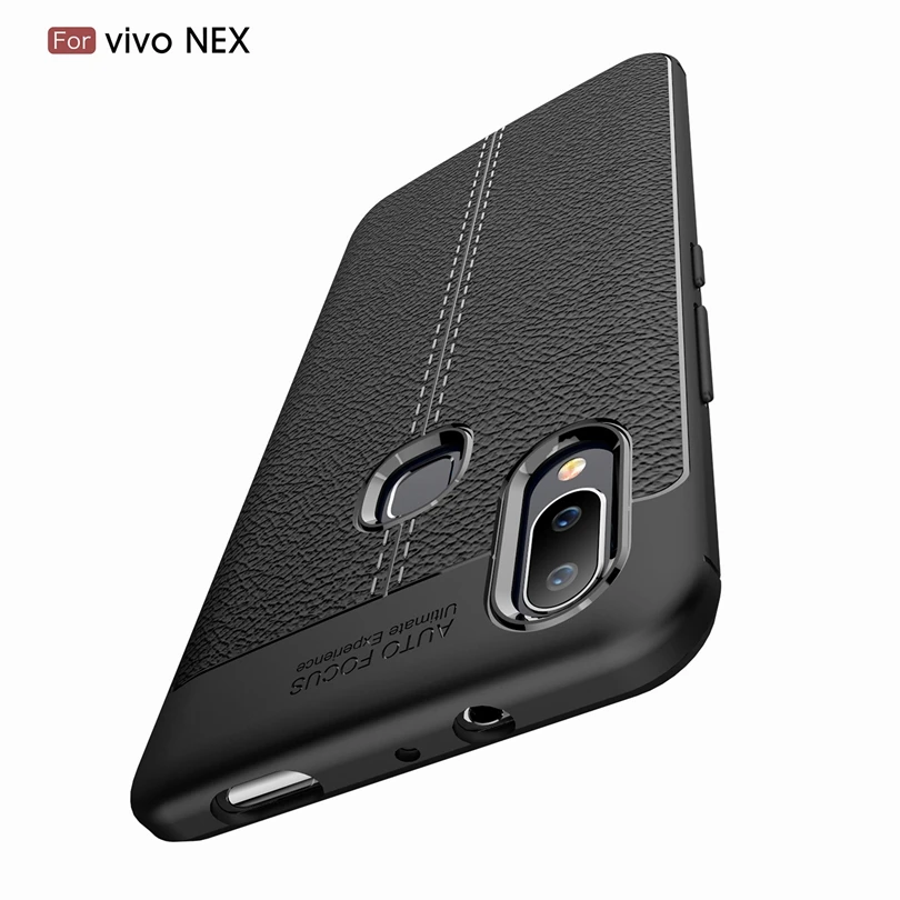 ДЛЯ VIVO NEX standard 6 59 &quotчехол для телефона Защитный смартфон мягкий Litchi striae