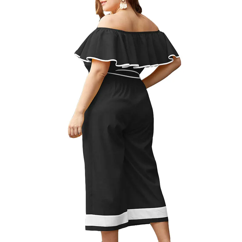 Летние комбинезоны 4XL 5XL 6XL 7XL объем груди 140 см талии 112-140 бедер женские большого