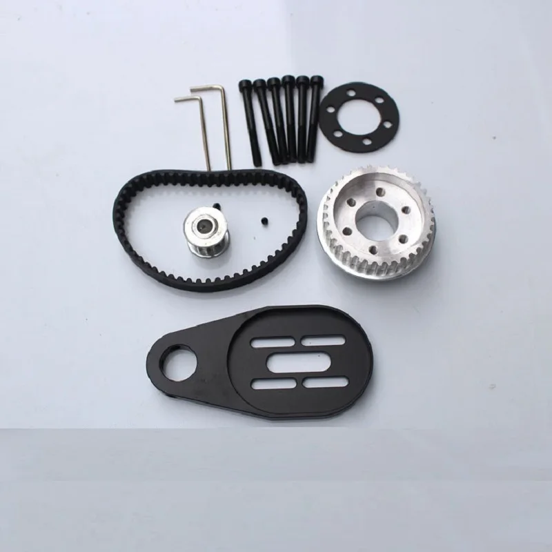 Kit 4 83 мм 90 мм 97 мм Электрический скейтборд 1800 Вт мотор 5 м шестерни 270 мм ремни комплект и крепление двигателя части Riserpad - Цвет: Kit 4