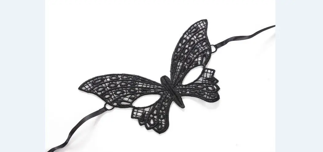 Butterfly 1 шт Черная Сексуальная кружевная маска на глаза женские Вечерние Маски Маскарад Танцевальная Маска на глаза для вечеринок кошка Хэллоуин маскарадный костюм - Цвет: Butterfly
