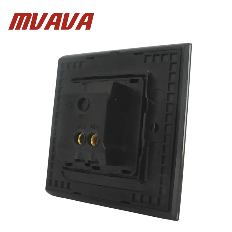 Mvava черный хрустальный стеклянный материал панель 1 банда настенный дверной