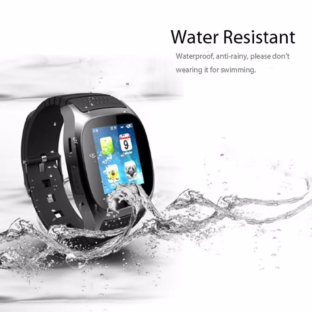 SOONHUA M26 Bluetooth водонепроницаемые Умные наручные часы Смарт с шагомером ответ на