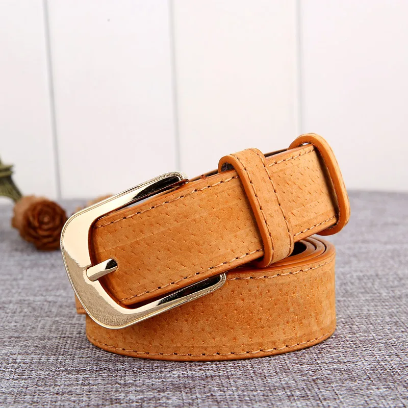 

Women Fall Winter Hot Fashion Trendy Girls Decorative Accessories Belt Faux Leather Metal Buckle Straps Waistband