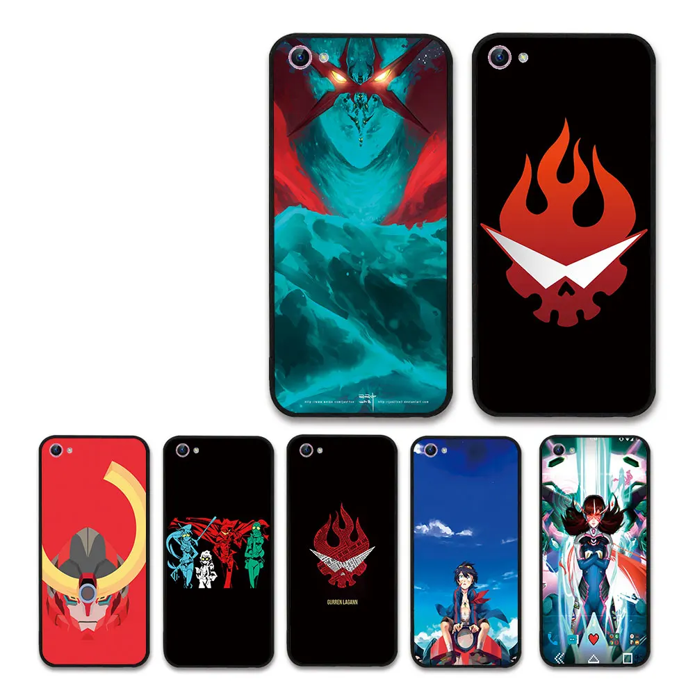 Комикс Gurren Lagann мультфильм ТВ серии чехол для VIVO X9 X7 X6 X20 V7 плюс Y79 Y66 Y67 Y69 Y55 Y53 Y75 X9S plus
