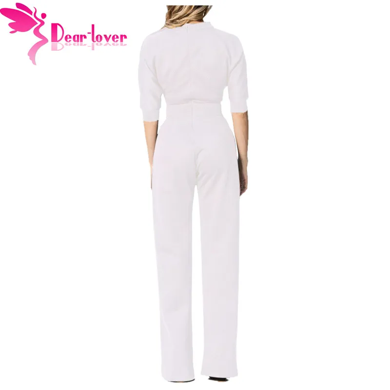 Dear Lover женские комбинезоны длинные осенние элегантные офисные черные наклонные