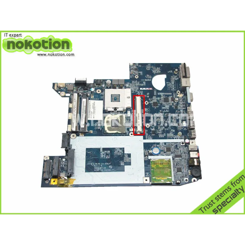 NOKOTION для ACER 4730Z Series LA 4201P материнская плата ноутбука GL40 MB.AT902.002 MBAT902002 X4500 DDR2|laptop