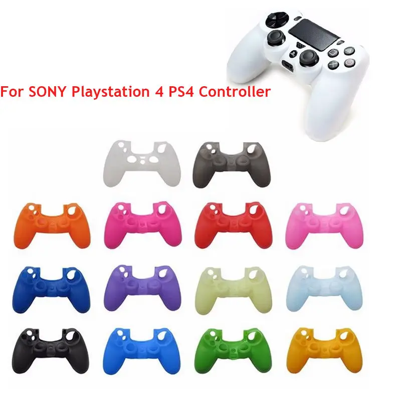 Цветной силиконовый защитный чехол для контроллера SONY Playstation 4 PS4|case for|case for sonycase