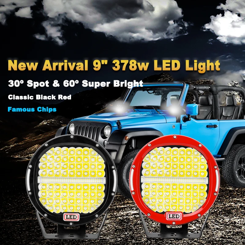 VISORAK " супер яркий 378 Вт внедорожный светодиодный рабочий свет бар для 4WD 4x4 внедорожник ATV Грузовик Автомобильный светодиодный Рабочий фонарь лодка светодиодный фонарь