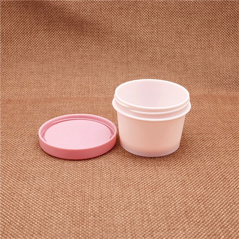 

50g Plastic Facial Mask Container Makeup Cream Cosmetic Lotion Jar Empty Small Pink Green White Yellow Bottle Bowl Free Shipping