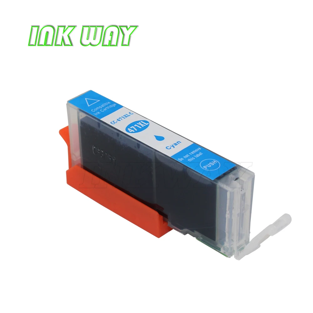 Чернильный путь 3 пакета CLI 471 C M Y Совместимый картридж для canon PIXMA MG7740 TS8040 TS9040|ink