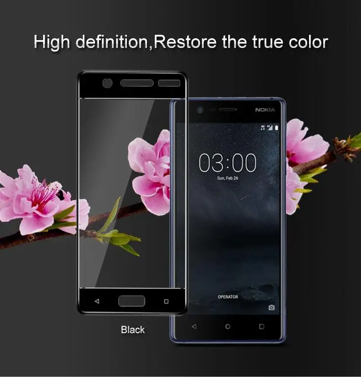 Защитное стекло закаленное для Nokia 3/8 5 шт.|Защитные стёкла и плёнки телефонов| |