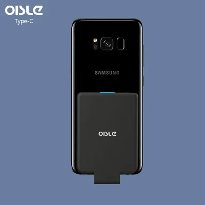Qi беспроводной приемник power Bank для iPhone 7/samsung Galaxy S5/Xiaomi Redmi Note 5 Чехол для зарядного устройства - Цвет: MP282X-02 BLACK