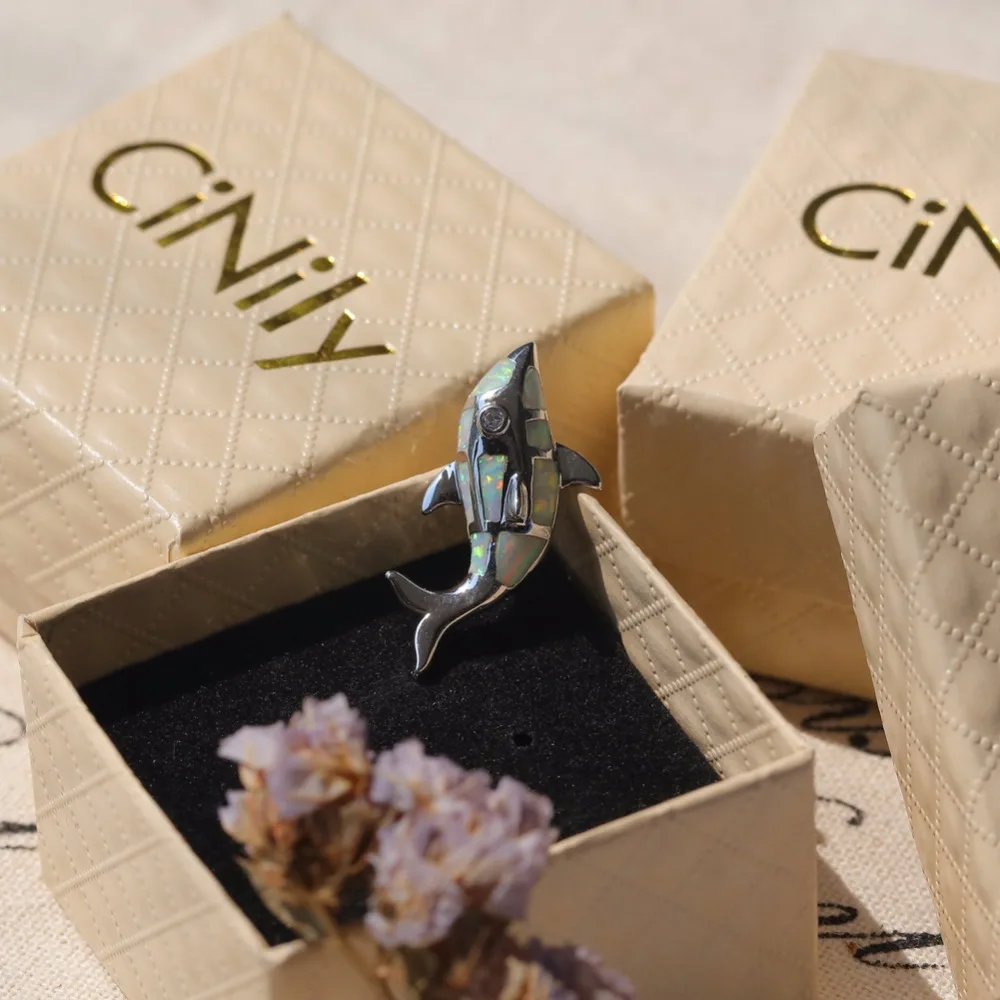 CiNily создан Белый огненный опал кубический цирконий Посеребренные для женщин ювелирные изделия кулон без цепи 1 1/" OD6833