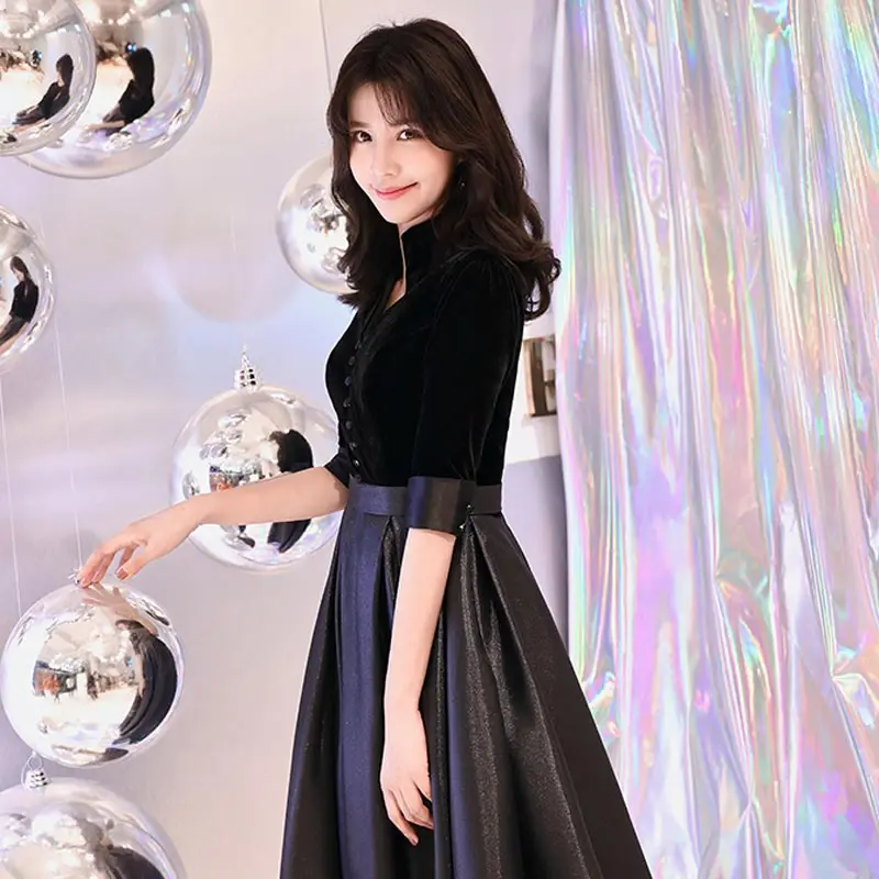 FADISTEE Новое поступление велюровое вечернее платье для выпускного вечера