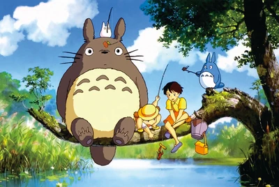 cute Totoro The wooden puzzle 1000 pieces ersion jigsaw white card adult children's educational toys | Игрушки и хобби