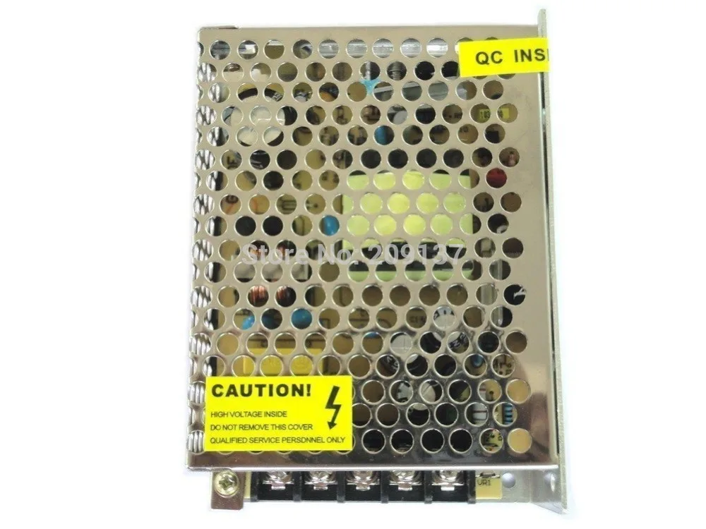DC 12V 5A переключатель питания адаптер трансформатор AC 110 V-240 V К DC12V для светодиодной