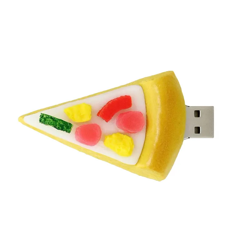 Прекрасный маленький суши пицца USB 16 ГБ 32 64 4 8 карта памяти Sashimi u диск подарок
