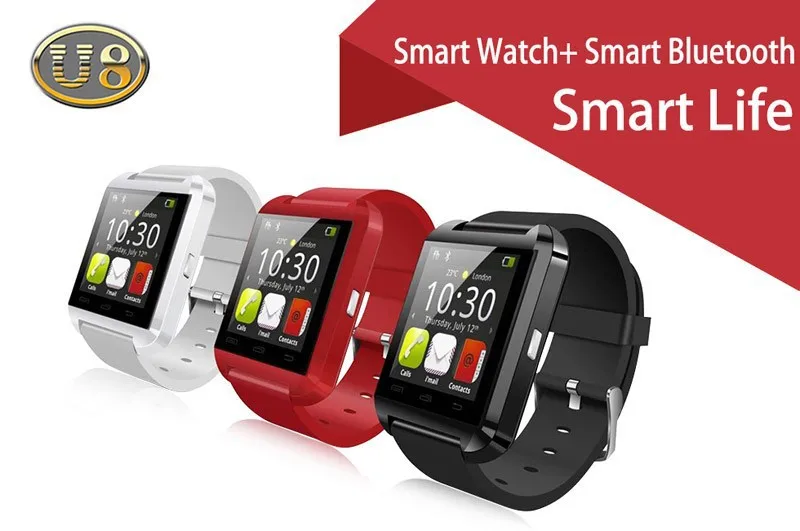 K' новые умные часы U8 Bluetooth умные часы U80 для IPhone 6/5S samsung S6/Note 4 htc Android Phone смартфонов Android