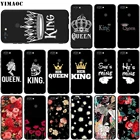 Чехол для влюбленных YIMAOC King Queen для Huawei Mate 10 P8 P9 P10 P20 P30 P Smart Lite Pro Mini 2017