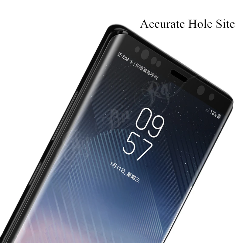 Полностью клеящееся гибкое закаленное стекло для защиты экрана Samsung Galaxy Note 10 Pro 9 8