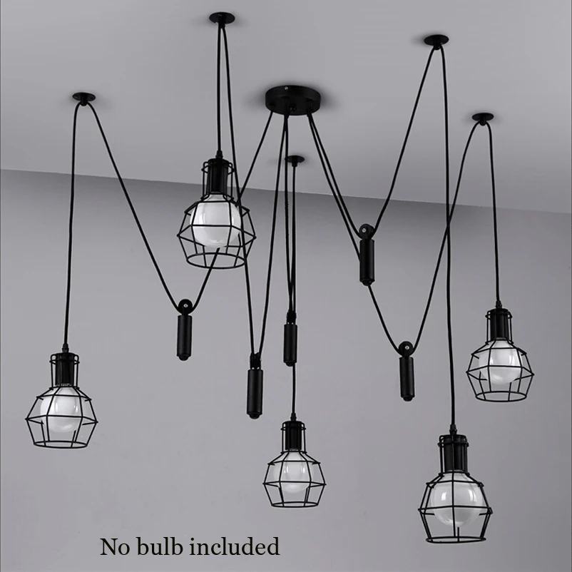 Винтажный Лофт магазин одежды кафе ресторан люстра Скандинавская личность бар