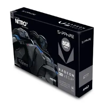 Сапфир RX vega56 8 ГБ hbm2 OC Графика карты 1266 мГц-1550 мГц 2048bit двойной-X охлаждения видео