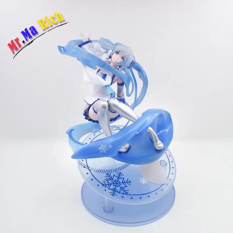 Новые сексуальные аниме фигурки Вокалоид Хацунэ Мику Снежная 2017 15th Anniversary Ver 1/7