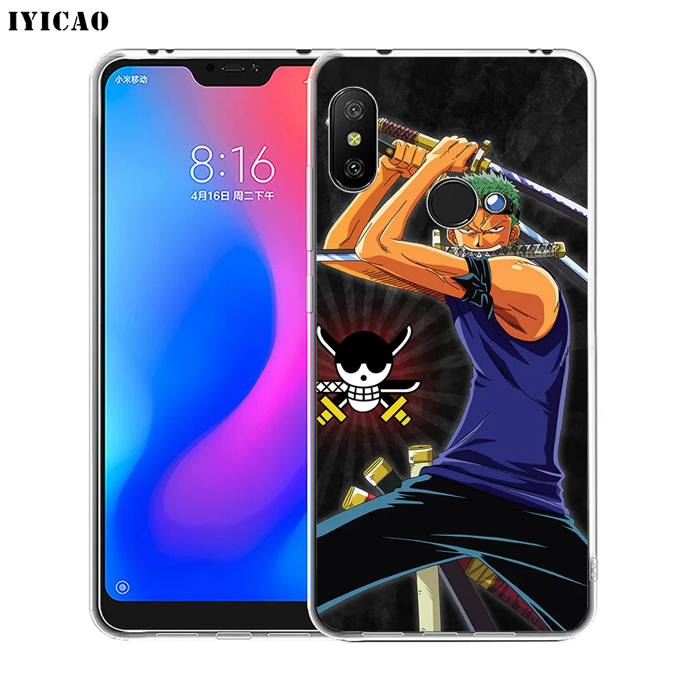 IYICAO Roronoa Zoro Цельный Мягкий силиконовый чехол для телефона Xiaomi Redmi 4A 5A 6A Note 7 6 5 Pro Plus