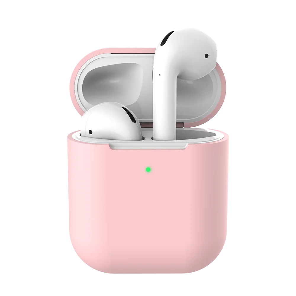 ТПУ Мягкий силиконовый чехол для Airpods 2 аксессуары защитный чехол ультра тонкий противоударный держатель для Apple Air Pods 2 коробка крышка - Цвет: 06