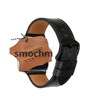 black leather Умные часы SM IWO 10, Bluetooth, 1:1, серия 4, беспроводное зарядное устройство, gps, спортивные часы для Apple Watch, iPhone, Android, Обновлено IWO9 IWO8 plus - Цвет: black leather