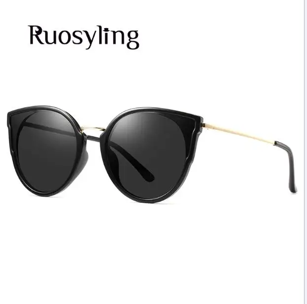 Ruosyling Модные солнцезащитные очки кошачий глаз для женщин и мужчин